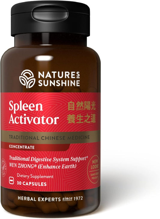 30 Capsules of Nature's Sunshine Spleen Activator TCM Concentrate for Improved Health