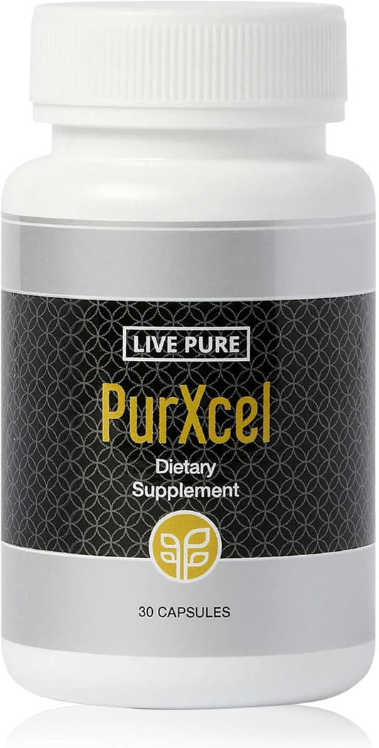 30 Capsules of Pure PurXcel Antioxidant Supplement with Glutathione & Superoxide Dismutase for Skin, Joints & Cleansing