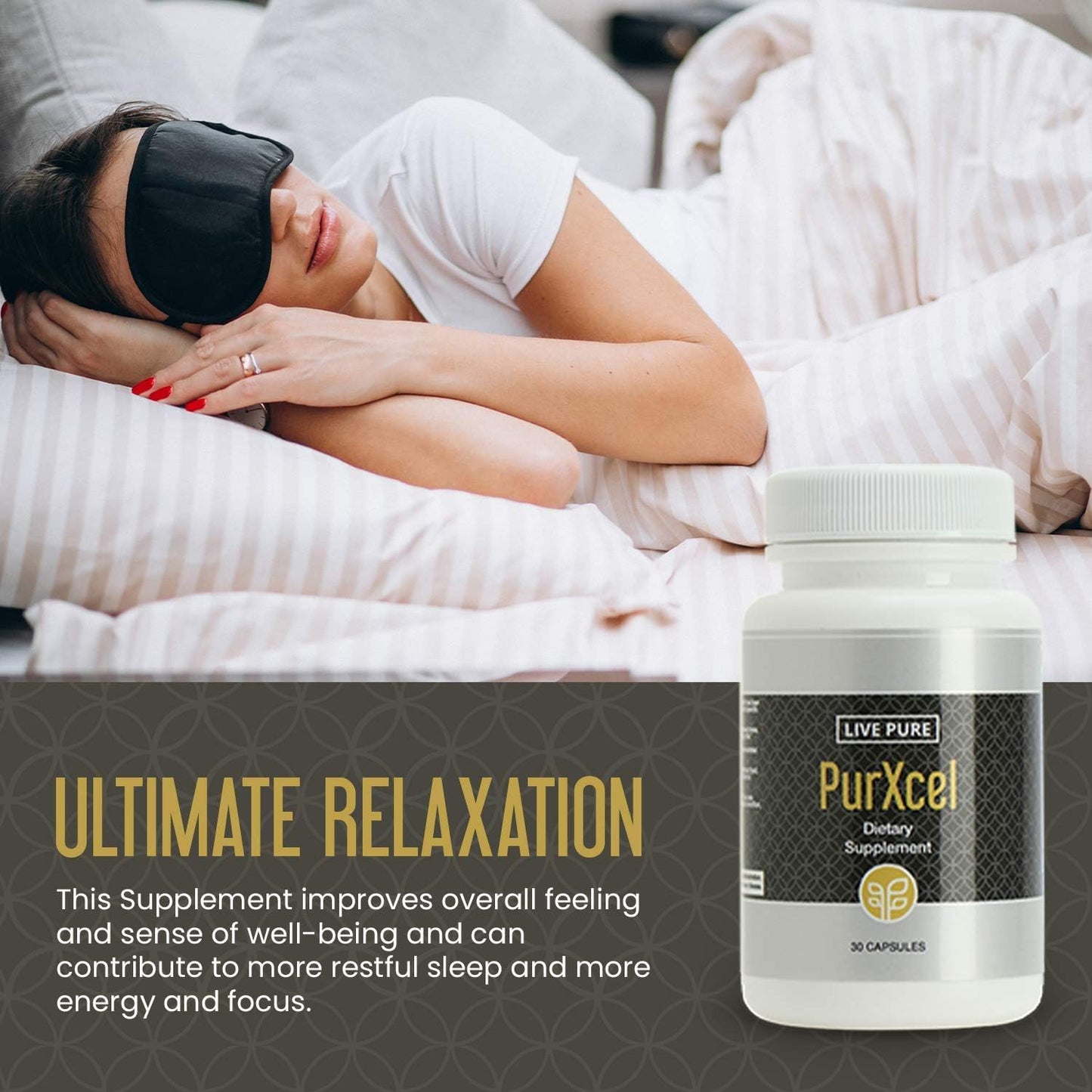 30 Capsules of Pure PurXcel Antioxidant Supplement with Glutathione & Superoxide Dismutase for Skin, Joints & Cleansing