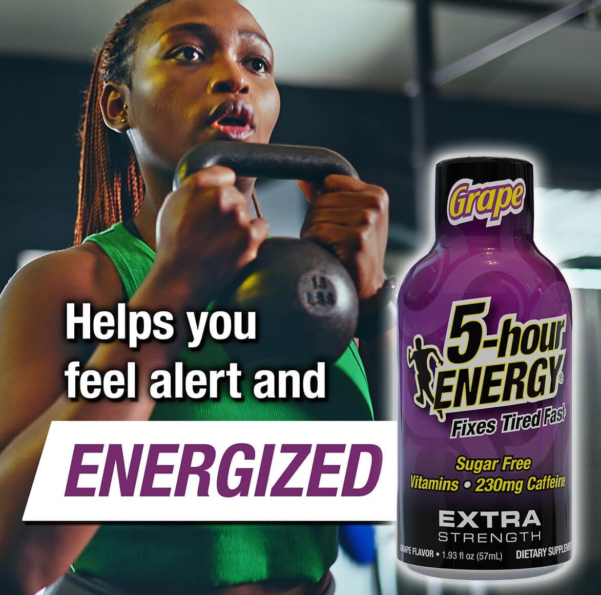 30-Count 5-hour ENERGY Grape Extra Strength Energy Shot - Zero Calories, Sugar-Free, 230mg Caffeine, Amino Acids, B Vitamins