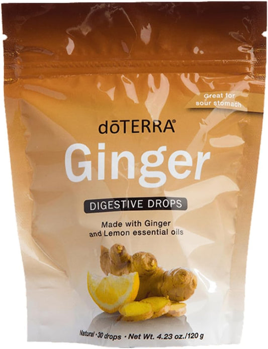 30 Count Bag of doTERRA Ginger Throat Digestive Drops