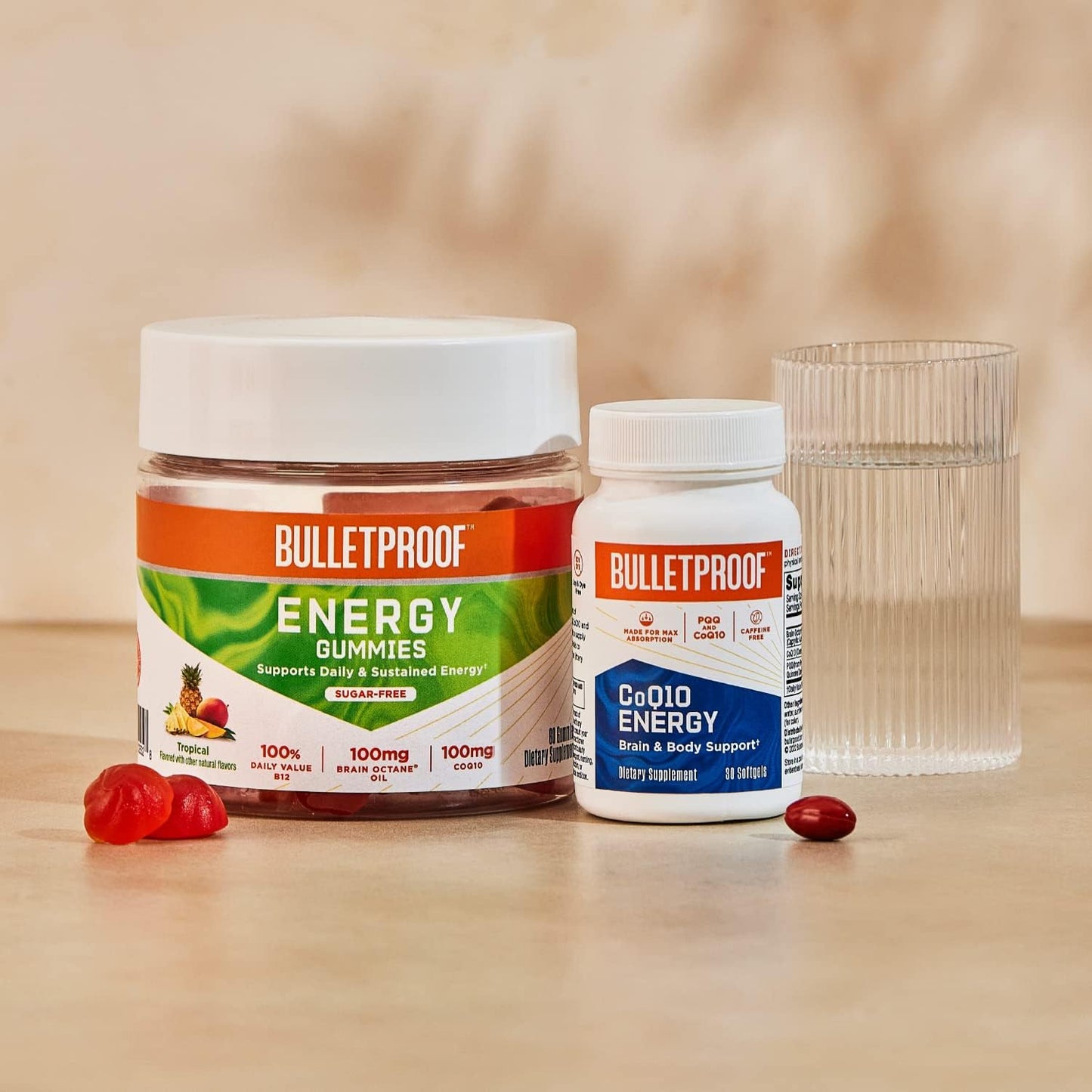 30 Count Bulletproof CoQ10 Energy Softgel Supplement for Brain & Body Power