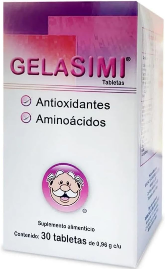 30-Count Gelasimi Antioxidant and Amino Acid Tablets for Overall Health and Wellness
