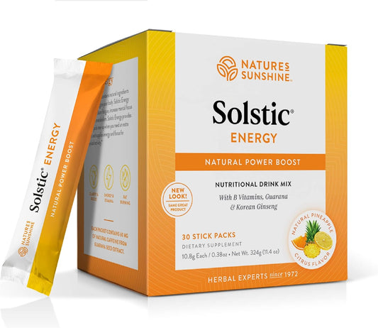 30 Count Nature's Sunshine Solstic Energy Pack - 0.14 Ounce Each