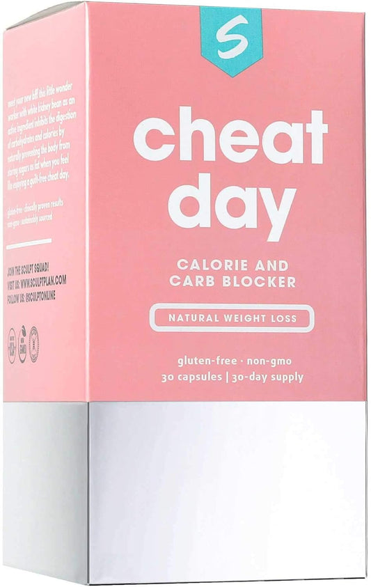 30 Count SCULPT Cheat Day Calorie & Carb Blocker - 1 Month Supply
