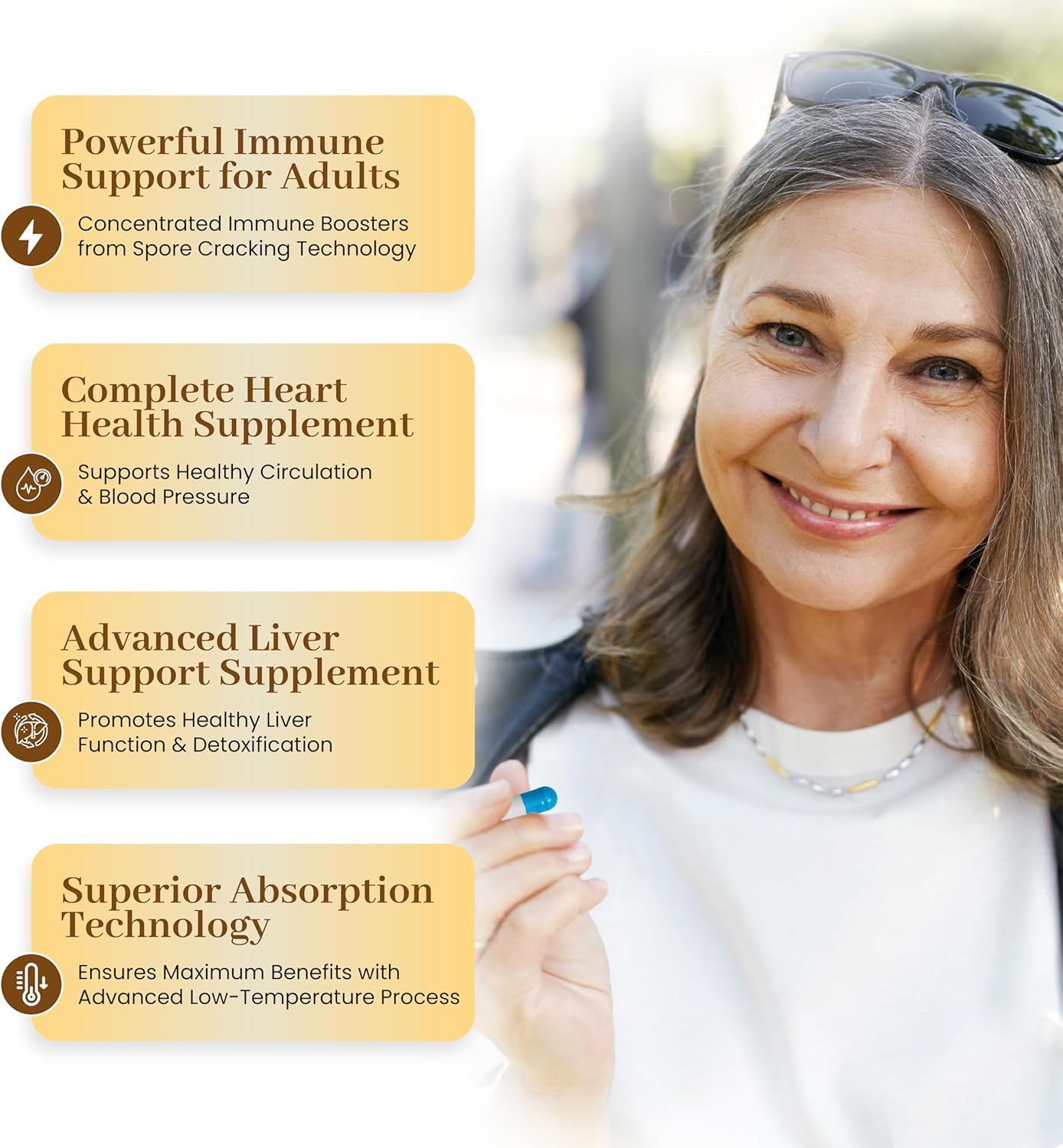 30-Count Vita Green Herbal Energy Booster for Immune System, Blood Circulation & Reproductive Health in Men and Women