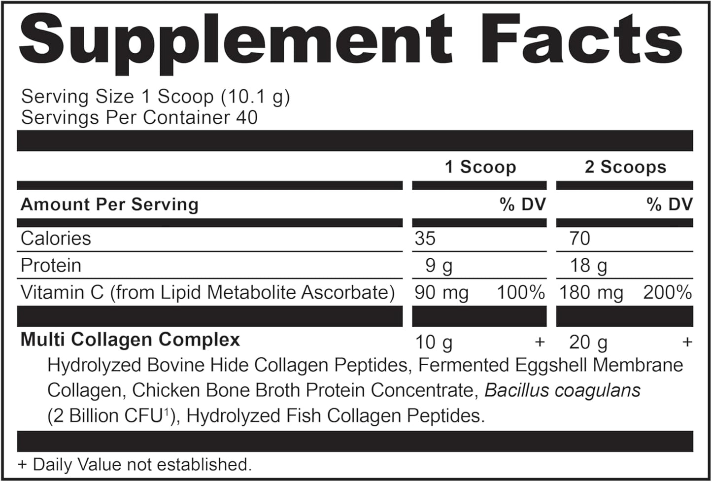 30 Count Zinc Capsules + 40 Servings Unflavored Multi Collagen Protein Powder by Ancient Nutrition
