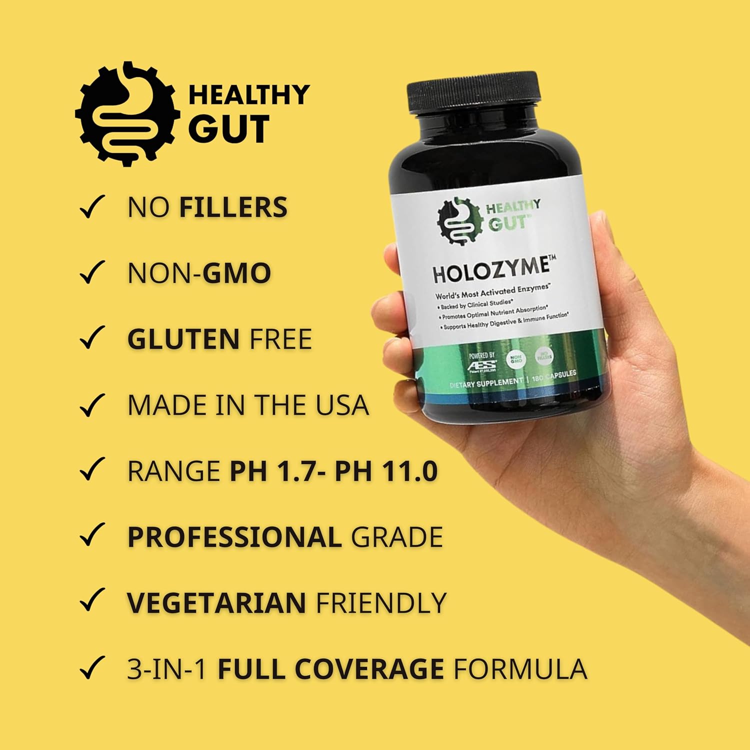 30 Day Leaky Gut Bundle: Tributyrin-X, Holozyme, and Holoimmune for a Healthy Gut