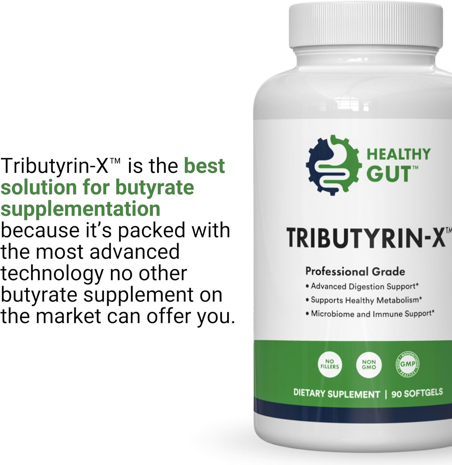 30 Day Leaky Gut Bundle: Tributyrin-X, Holozyme, and Holoimmune for a Healthy Gut