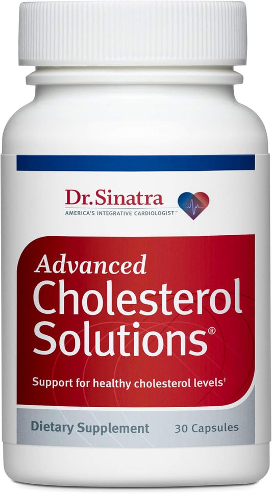 30-Day Supply Dr. Sinatra Advanced Cholesterol Solutions Heart Health Supplement with Citrus Bergamot Capsules
