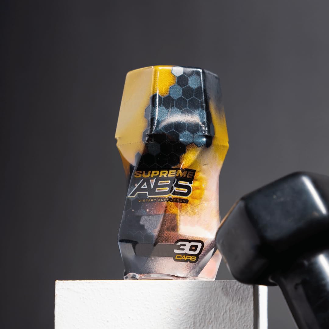 30 Day Supply of SUPREME ABS Natural Wellness Support Supplement - Once Daily Capsule for Convenience