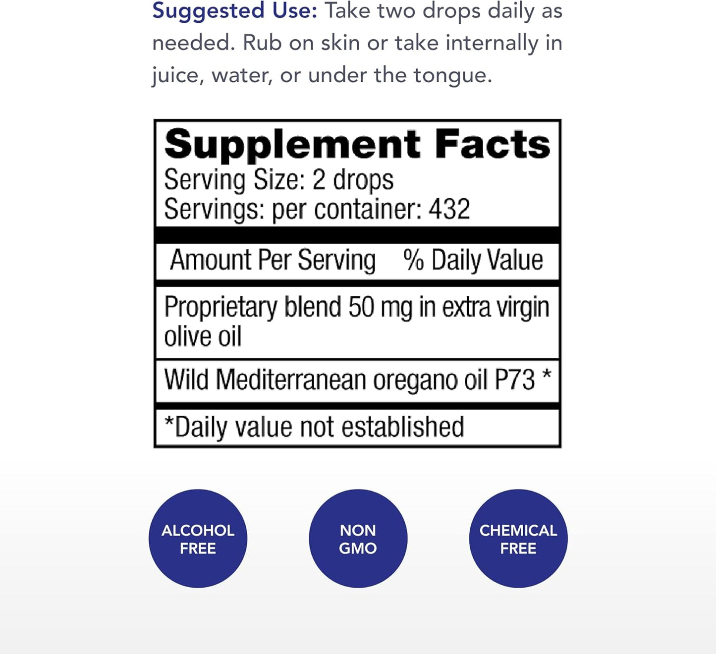 30 mL Physician's Strength OregaWild Extra Strength Wild Oregano Oil - 432 Servings