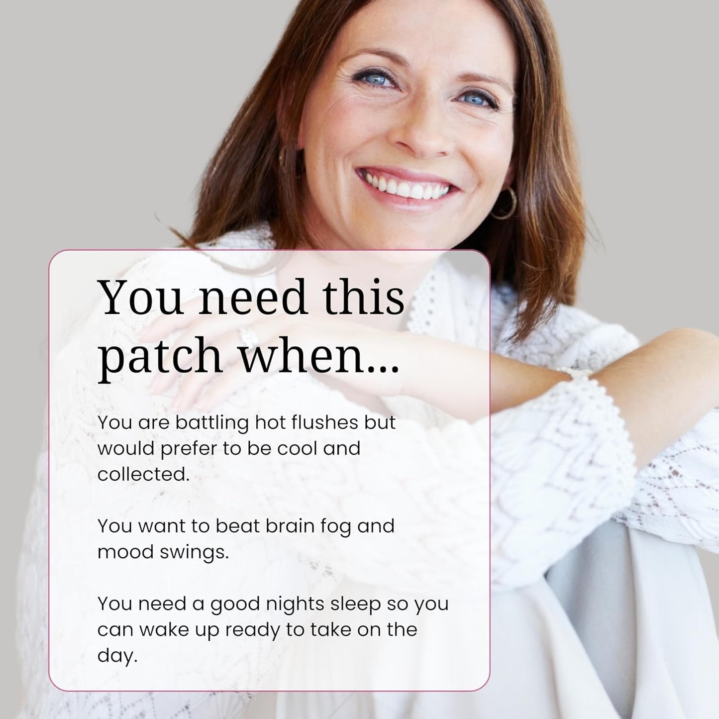 30 Natural Menopause Relief Patches for Women - Hot Flash & Mood Support with Gotu Kola, Damiana, Black Cohosh, Valerian & More