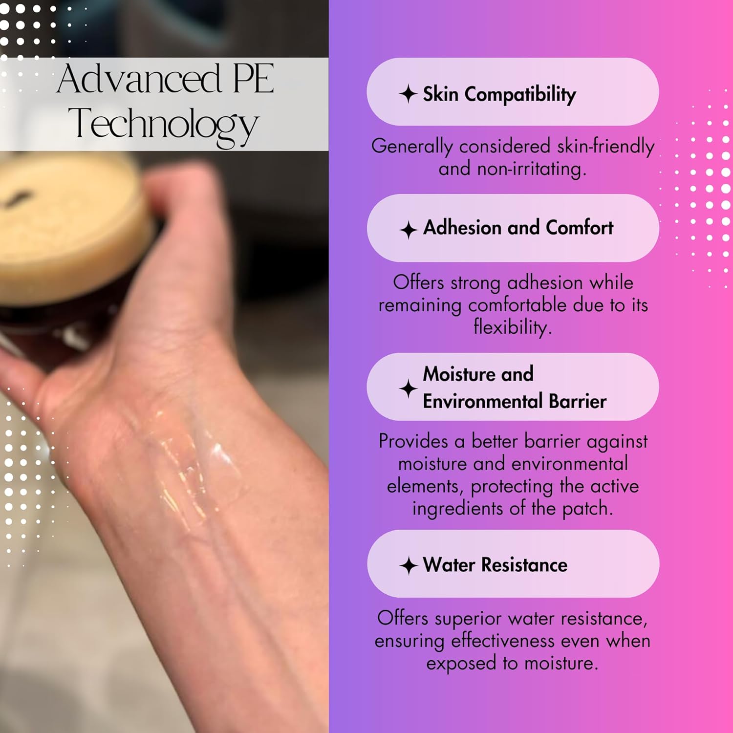 30 Pack of Waterproof Clear Party Hangover Patches - Natural Ingredients - Discreet & Long-Lasting - Boost Energy After Drinking