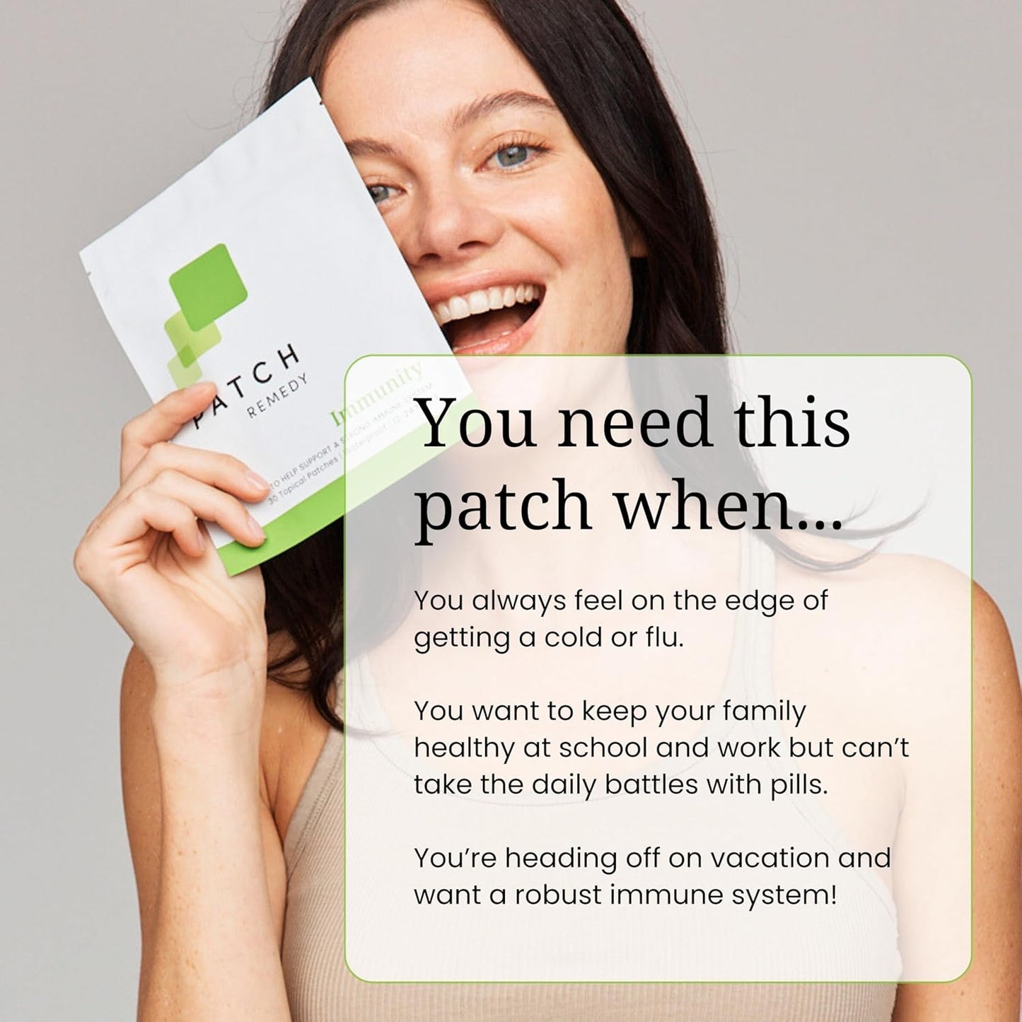 30 Patch Remedy Immunity Patches with Vitamin C, Zinc, Echinacea & Ginkgo Biloba - Long-Lasting Immune Support for 24 Hours