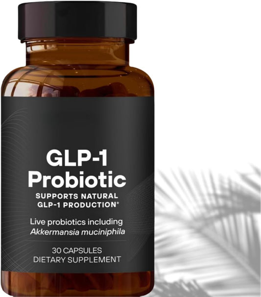 30 PCS G•L•P-1 Probiotic Capsules for Men & Women - Supports Appetite Control & Fullness - Delayed Release Formula (1 Pack)