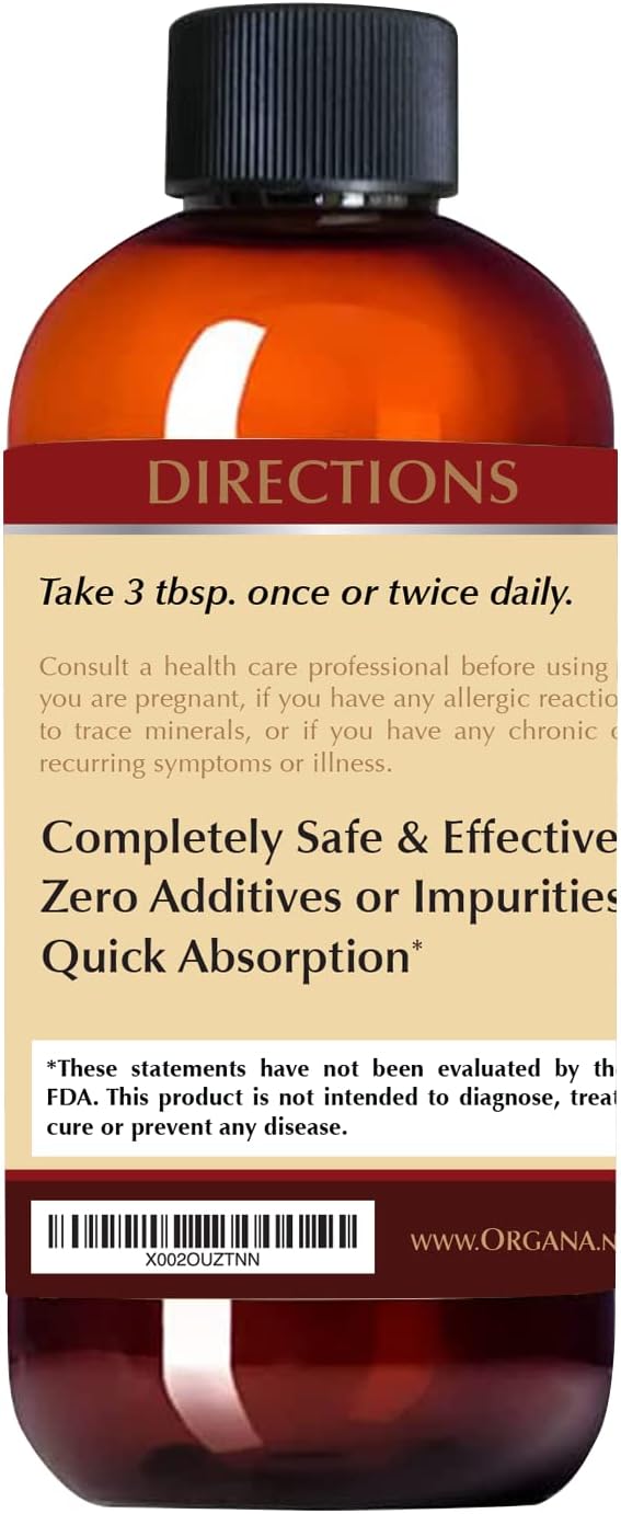 30 PPM NutriNoche Organa Pure Liquid Calcium Supplement with Colloidal Minerals