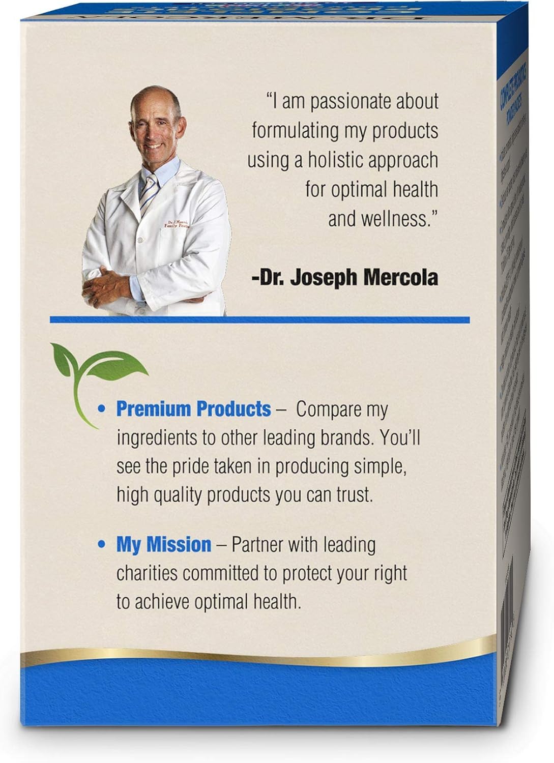30 Servings Dr. Mercola Complete Probiotics Powder Packets - 70 Billion CFU, Natural Raspberry Flavor - Digestive & Immune Support