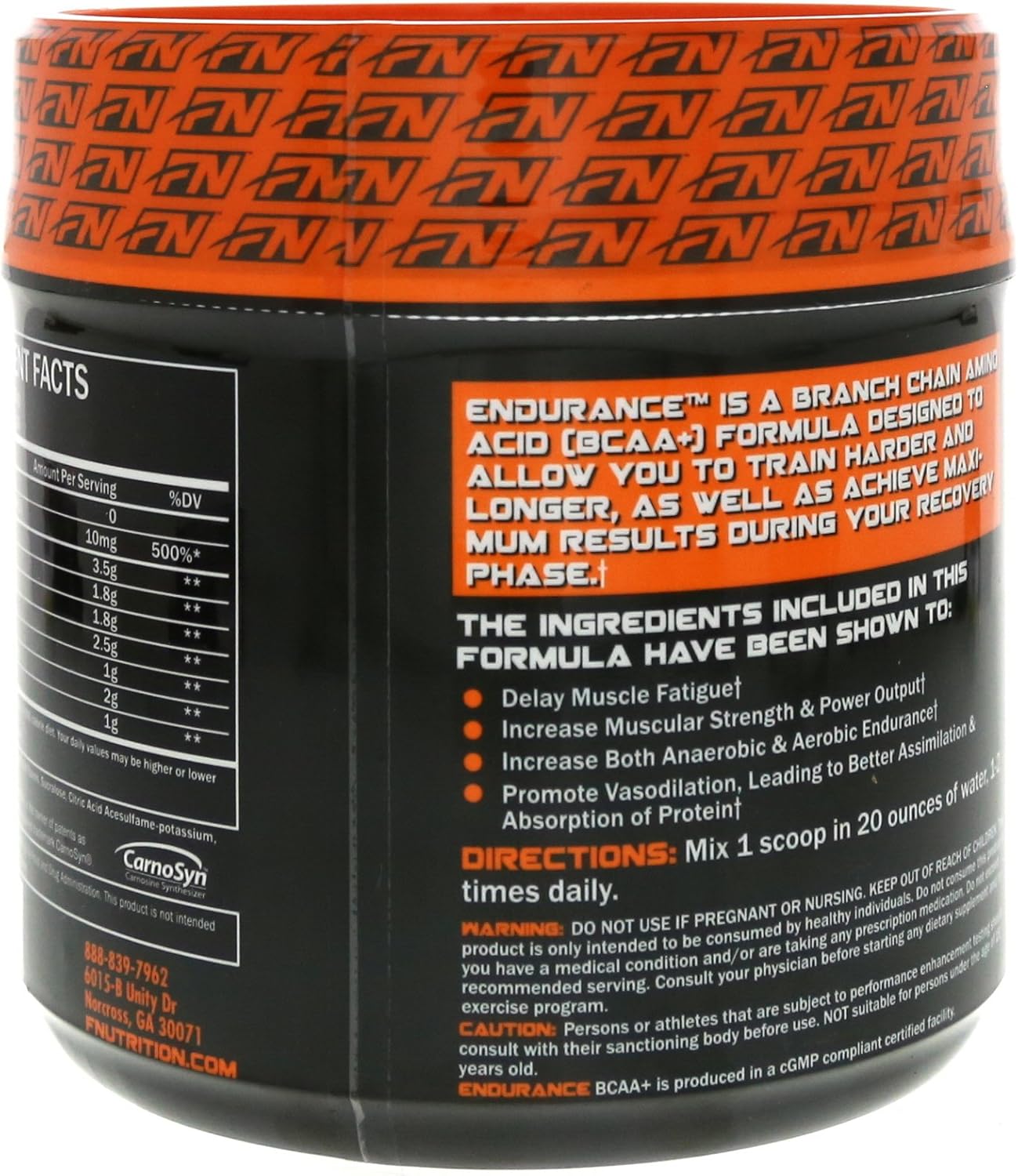 30 Servings Formutech Nutrition Endurance BCAA 2:1:1 Southern Sweet Tea - Maximize Recovery and Train Harder