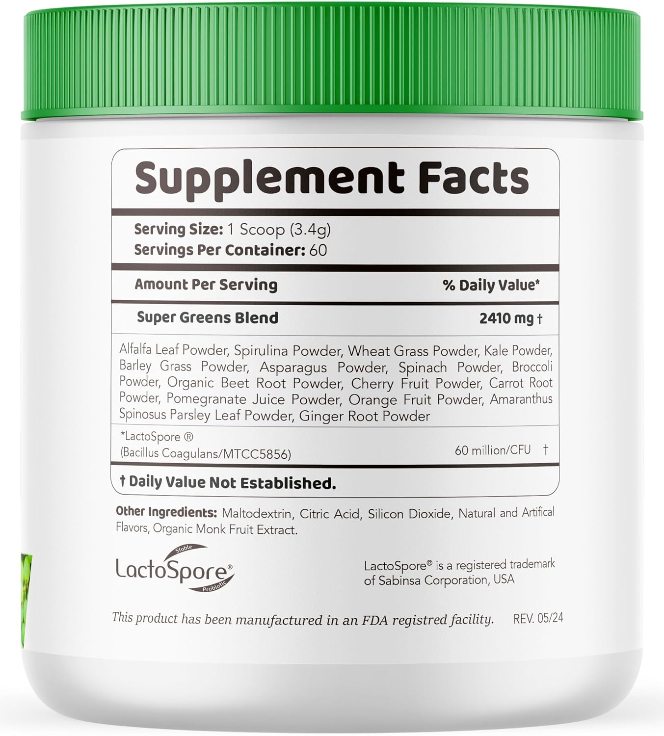 30 Servings Lean Body Tonic Powder - All Natural Advanced Formula for Lean Body