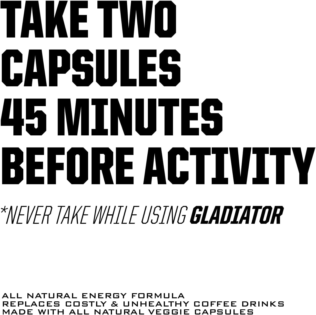 30 Servings Ryno Power Motivation Capsules for Pre-Workout Focus and Energy Boost