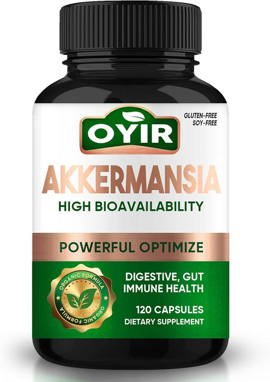 300 Billion AFU Akkermansia Probiotic Supplement for Digestive & Immune Support - GLP-1 Probiotic for Gut Health - Men & Women's Overall Wellness Boost