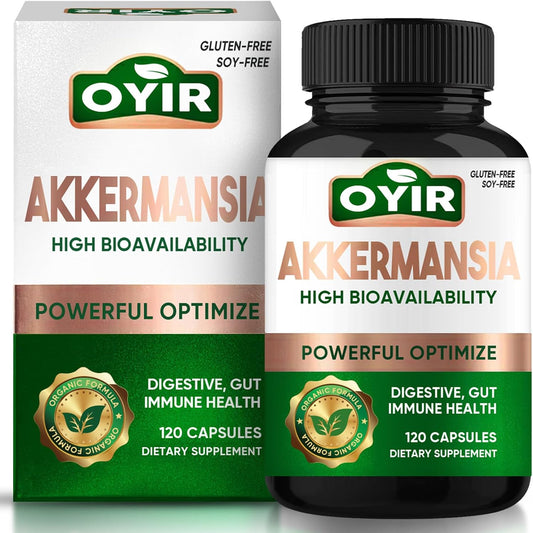 300 Billion AFU Akkermansia Probiotic: Supports GLP-1 Production, Digestive & Immune Health, Gut Lining Function - Men & Women