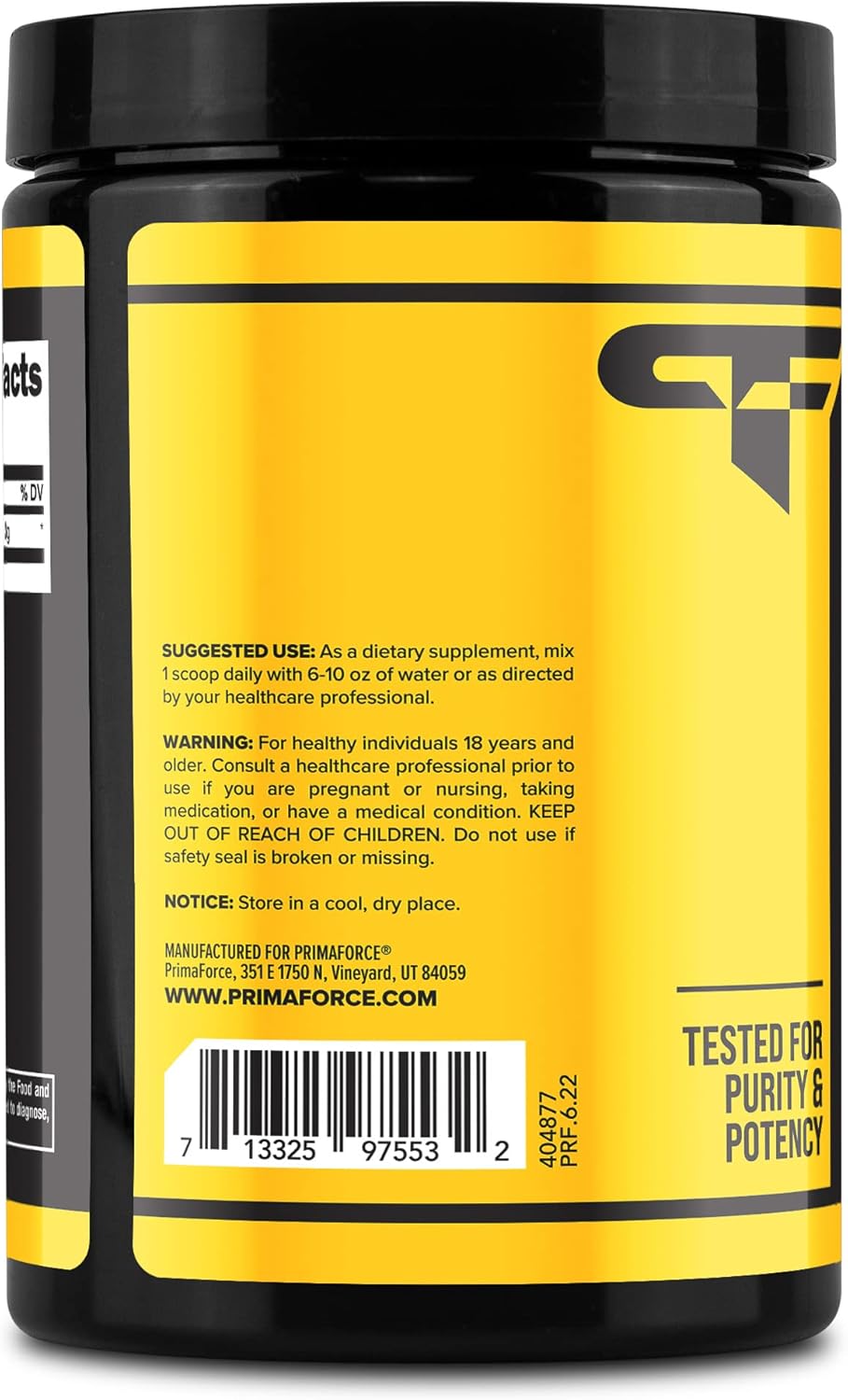 300 Grams Primaforce D-Aspartic Acid Powder - 100 Servings, Unflavored, Vegetarian, Non-GMO Supplement