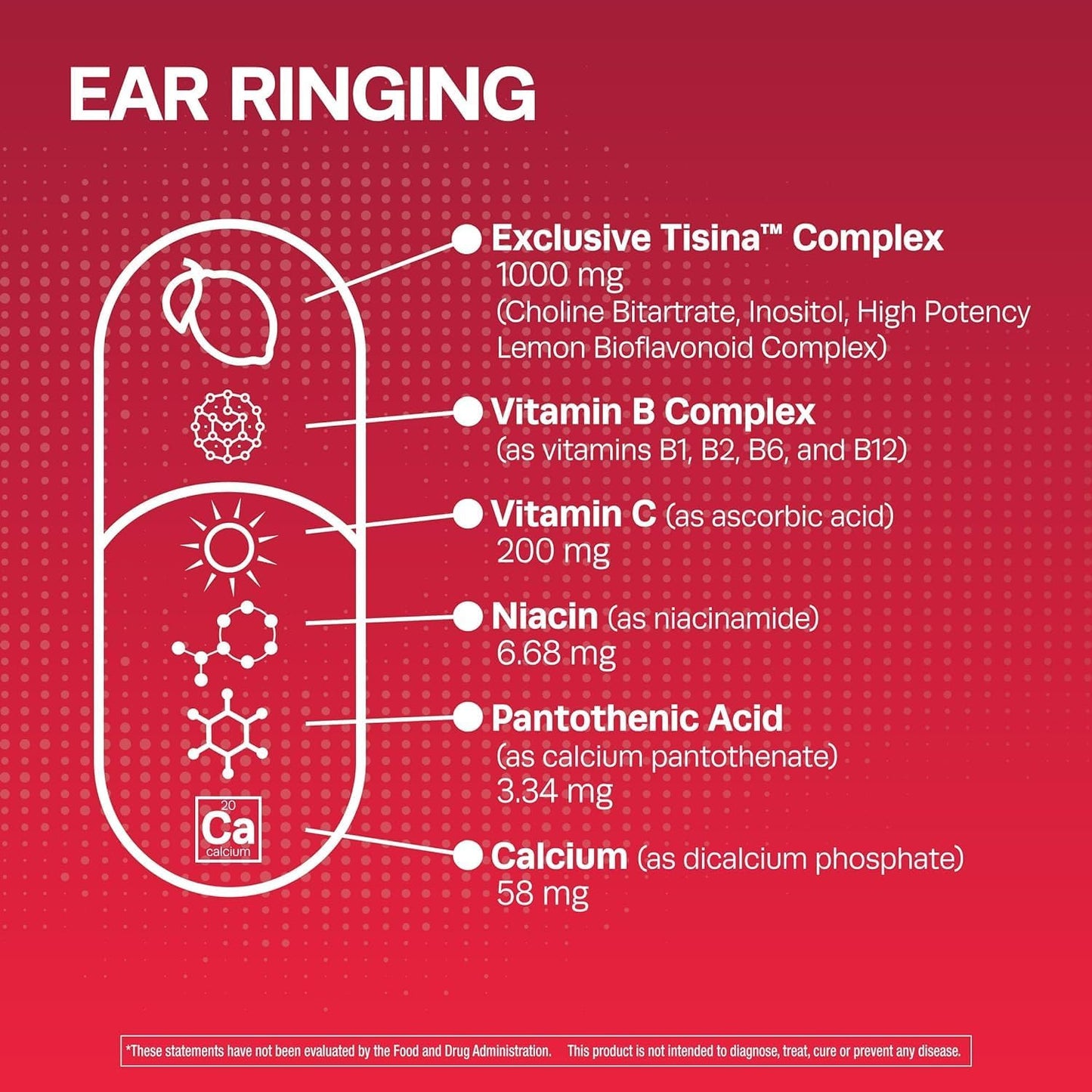 300 LIPO-FLAVONOID Plus Caplets - Pack of 3, 100 ea for Ear Health and Tinnitus Relief