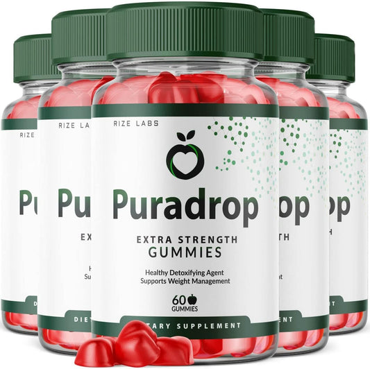300 Puradrop Keto ACV Gummies for Advanced Weight Loss with Apple Cider Vinegar - Extra Strength Supplement to Reduce Belly Fat by rize labs