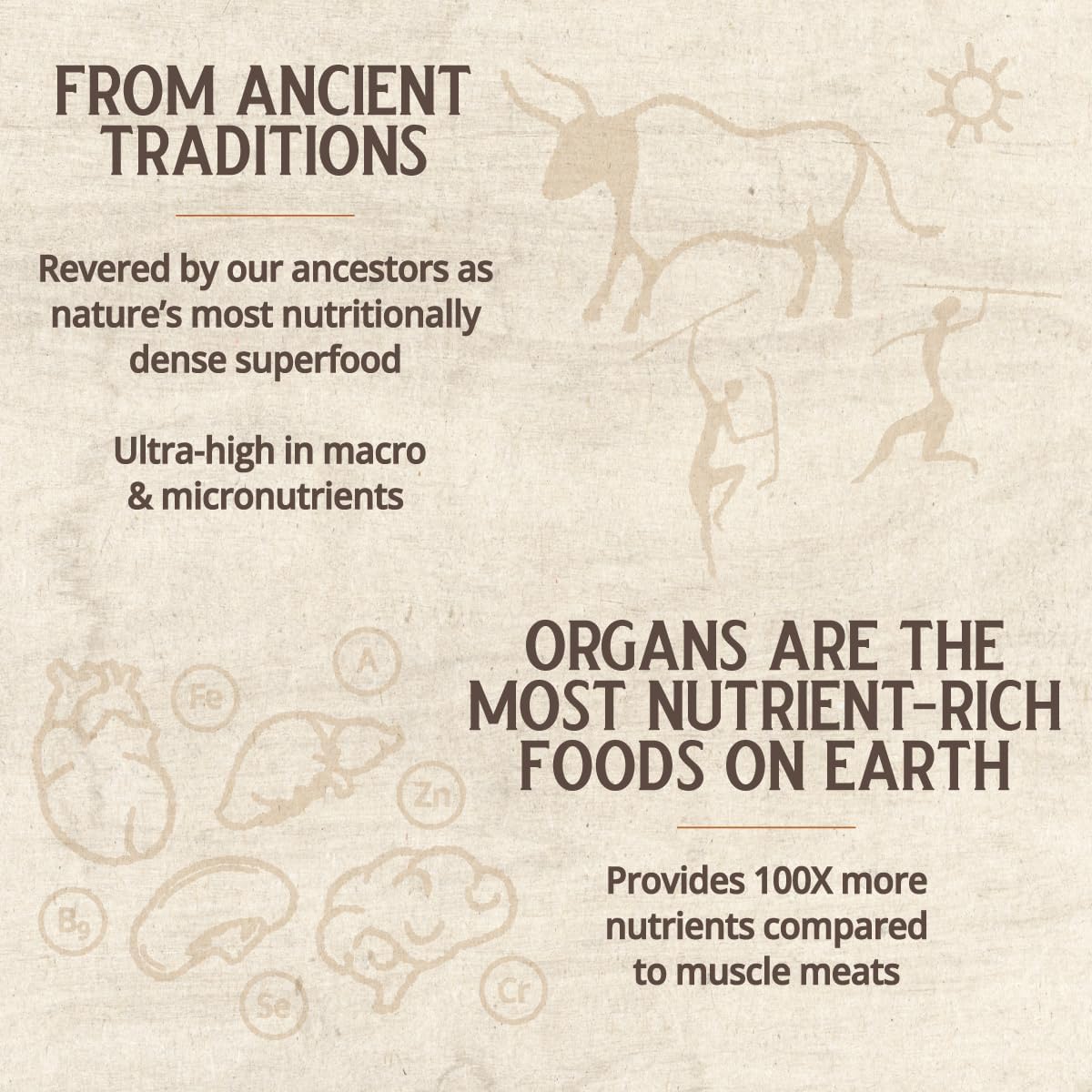 3000 Mg Grass Fed Bovine Kidney Capsules - 30 Servings