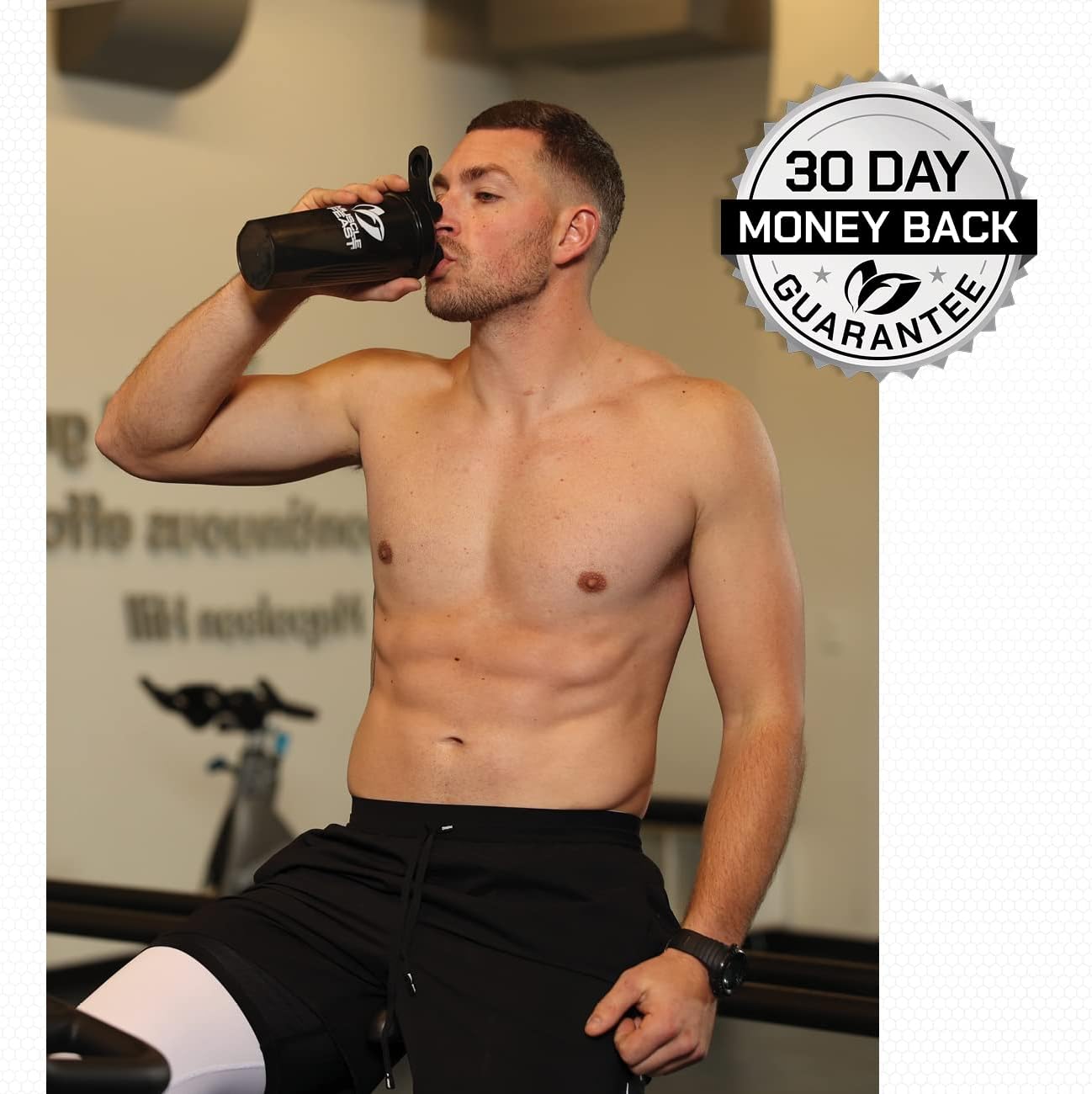 300g Muscle Feast Sugar-Free Watermelon Pre-Workout with 8 Hour Energy - Keto-Friendly & Zero Calorie