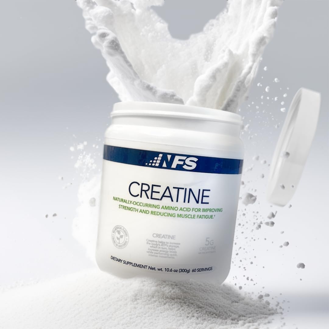 300g NF Sports Creatine Energy Protein Powder for Muscle Recovery & Strength - Unflavored Sports Drink Dietary Supplement, No Artificial Flavors - 60 Servings