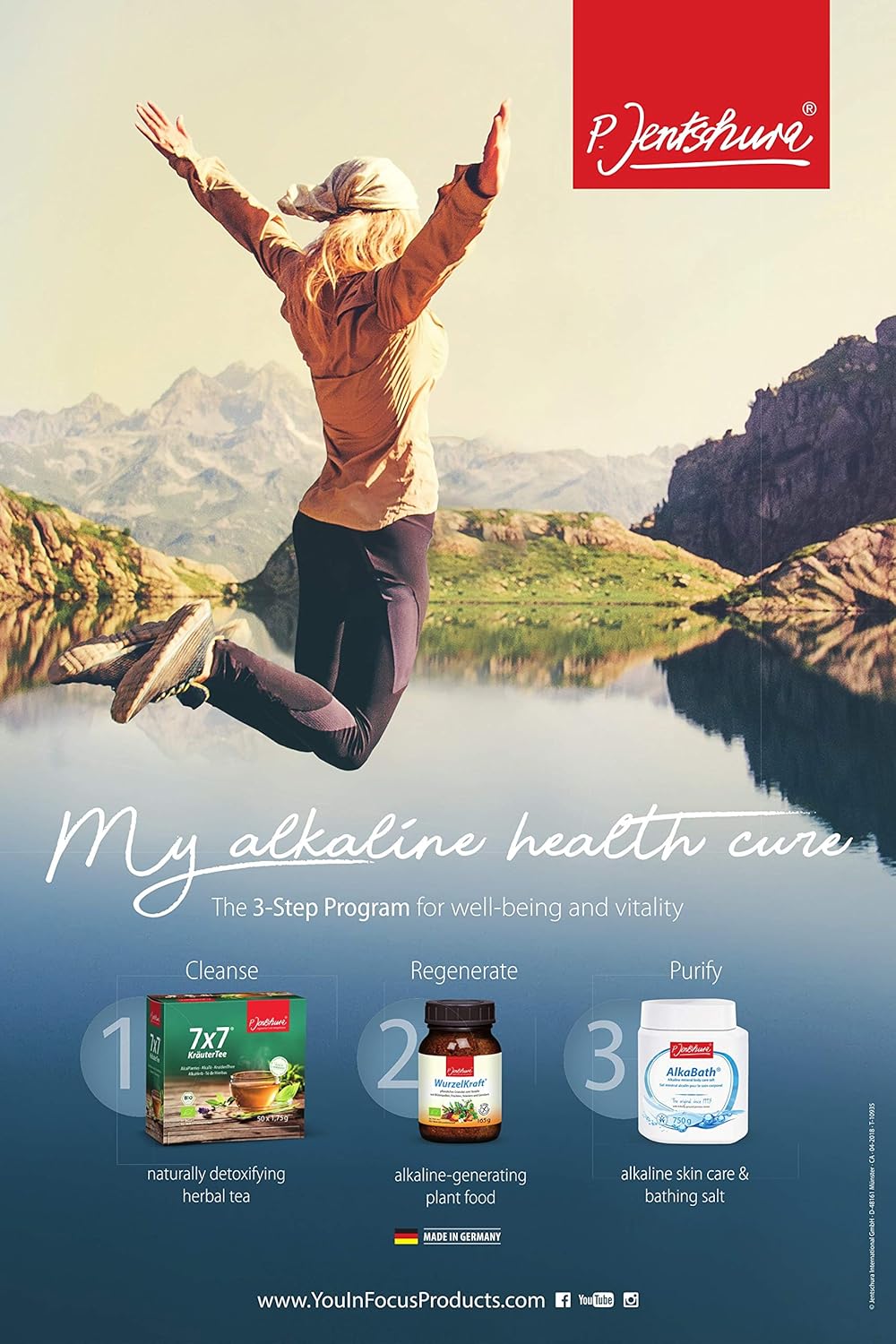300g P.Jentschura Alkaline Organic Superfood Supplement with 103 Herbs/Plants