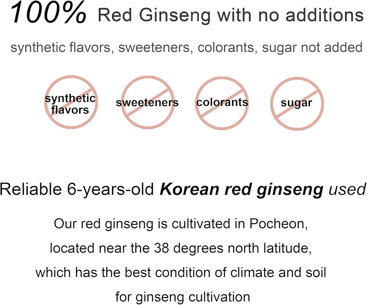 300g Pocheon Korean Red Ginseng Powder Gold 6 Years - 100% Pure, No Additives - High Ginsenoside Panax - Natural Immune Support