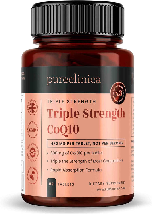 300mg Fermented CoQ10 Tablets x 90 with Vitamin C & Black Pepper Extract
