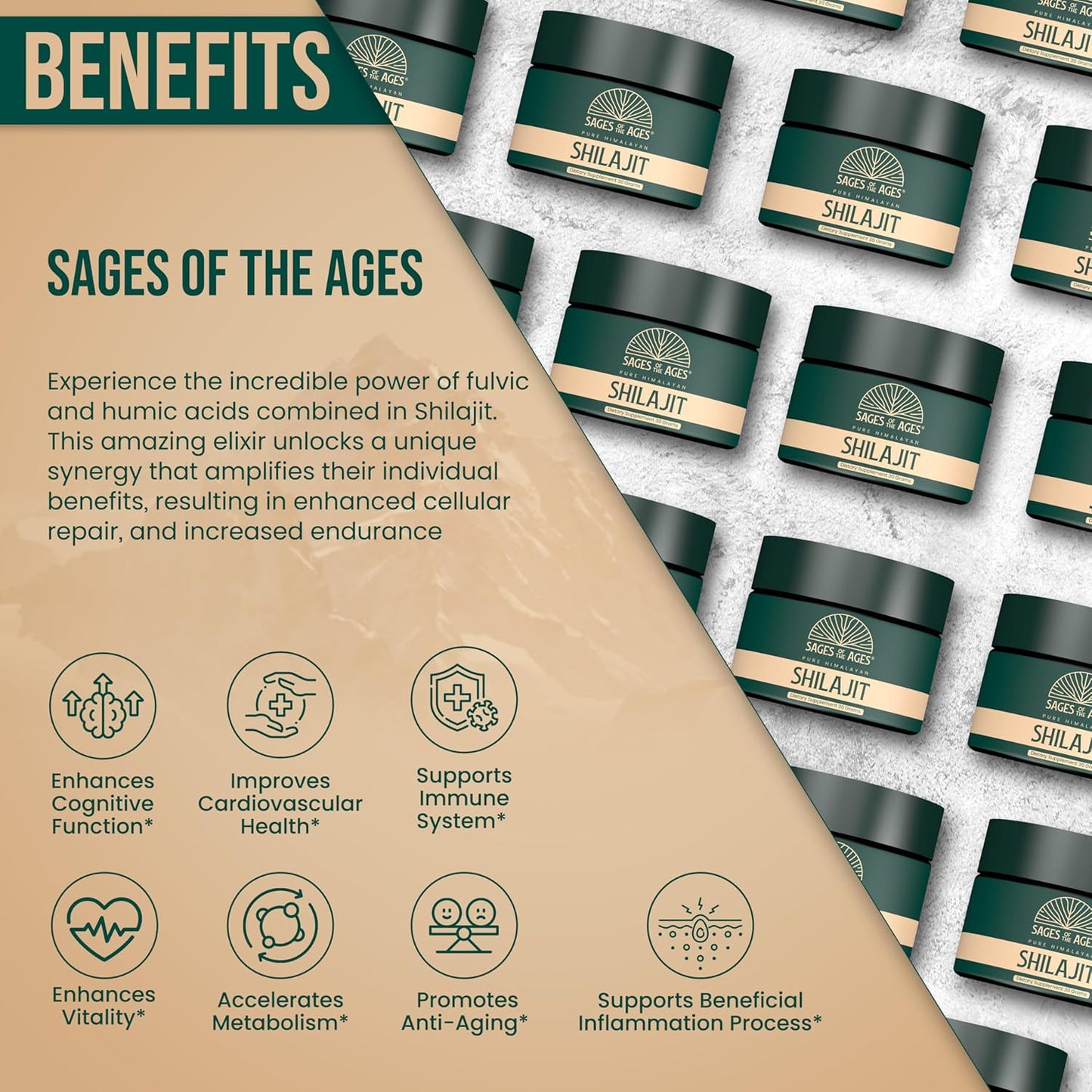 30gm Gold Grade Pure Himalayan Shilajit Resin: Lab Tested, 85+ Trace Minerals, 78% Fulvic Acid - Organic Shilajit for Men