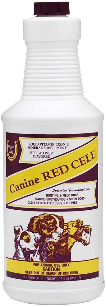 32 fl oz Canine Dog Red Cell Nutritional Supplement with Vitamins