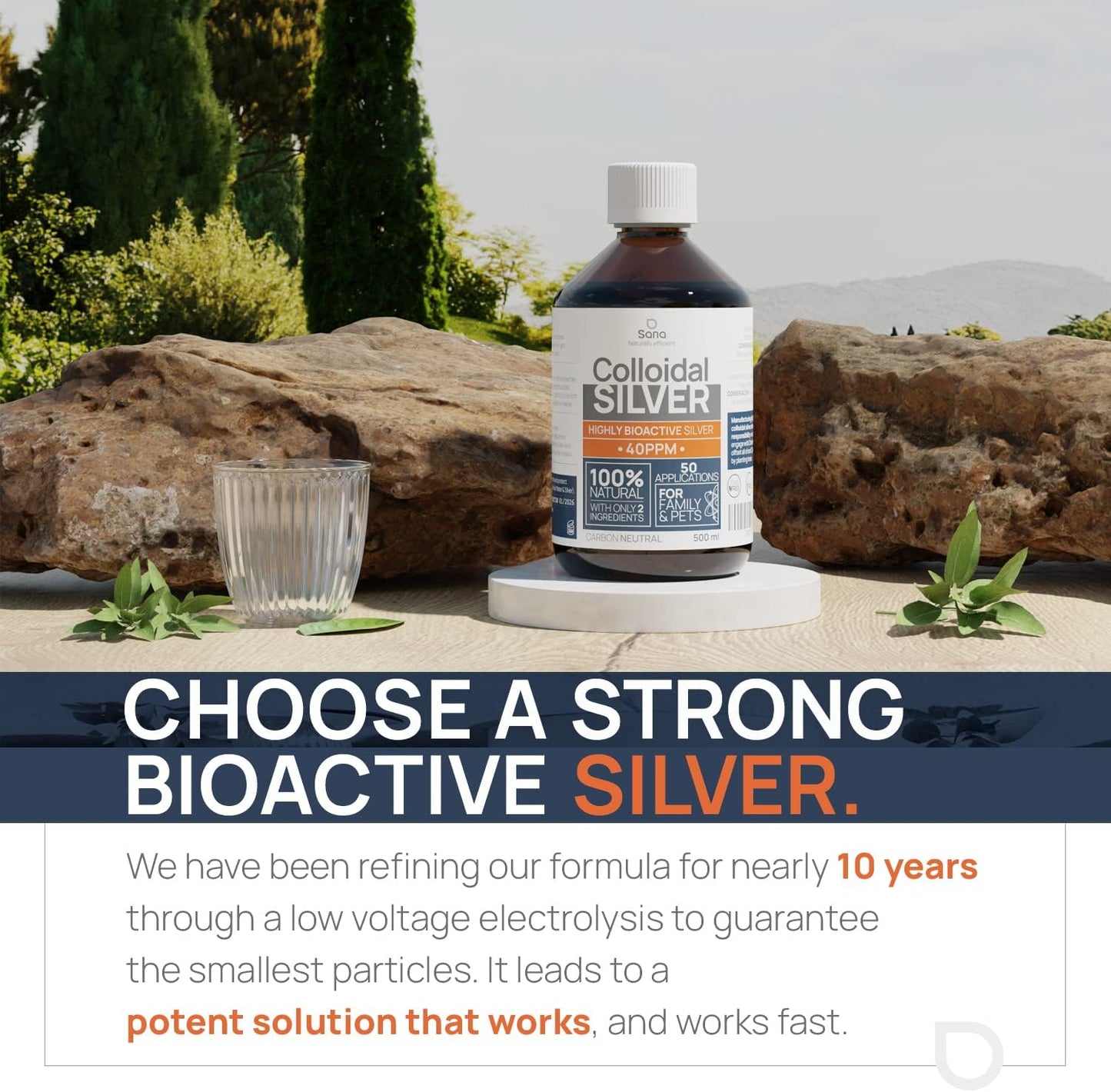 32 fl oz Institut Katharos Colloidal Silver Liquid - 30 PPM Bioactive Hydrosol Silver Water for Immune Support - Organic Ionic Minerals Solution
