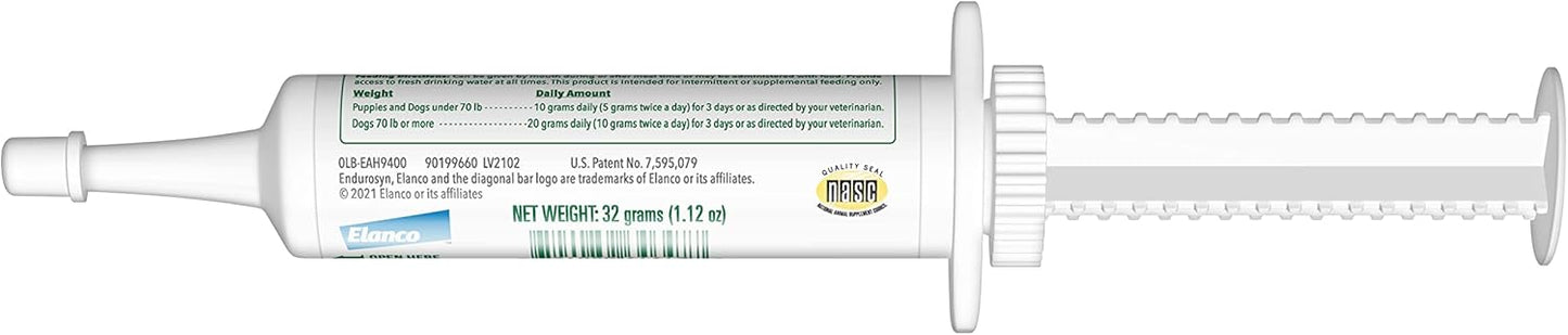 32 gm Pet Protect Endurosyn Probiotic Oral Gel for Dogs - Supports Digestive Health & Immune System