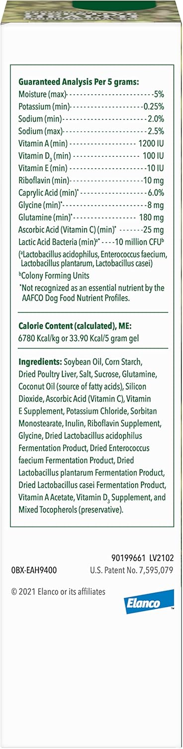 32 gm Pet Protect Endurosyn Probiotic Oral Gel for Dogs - Supports Digestive Health & Immune System
