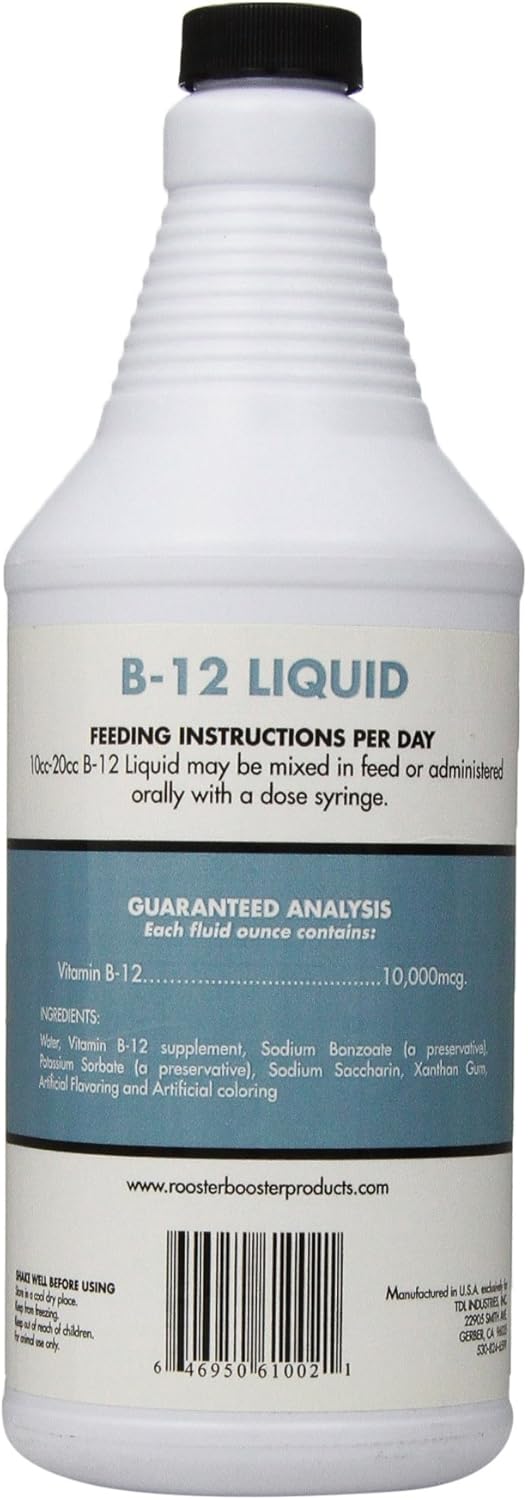 32-Ounce Rooster Booster B-12 Liquid for Sheep and Goats