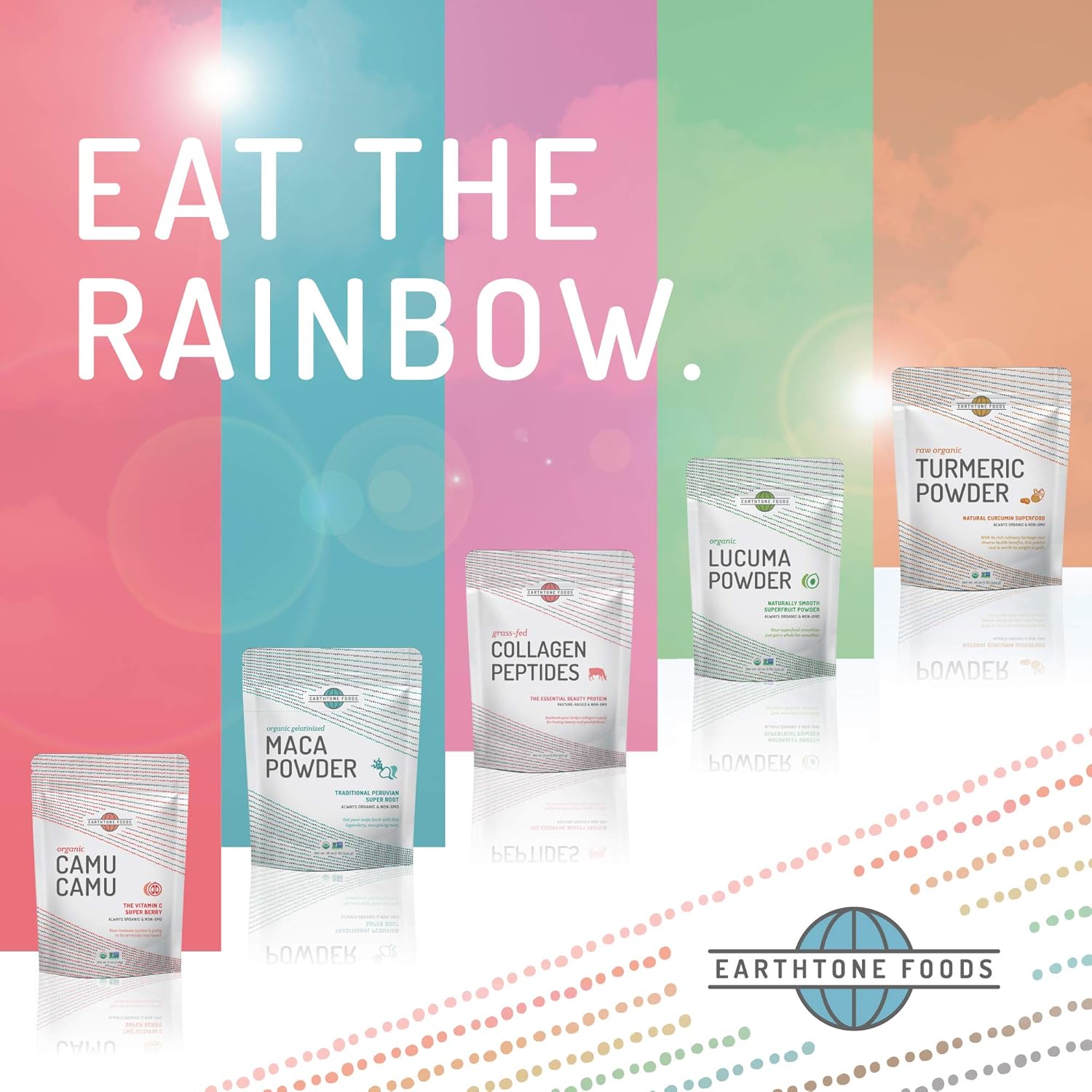 32 oz EARTHTONE Collagen Peptides Powder - Paleo Friendly Grass-Fed Non-GMO Protein