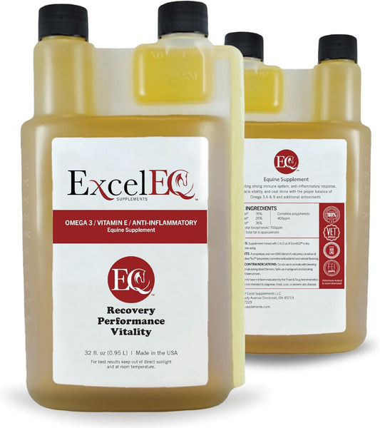 32 oz Excel Supplements Equine Supplement for Horse Joint Support, Muscle Development, Recovery & Gut Health