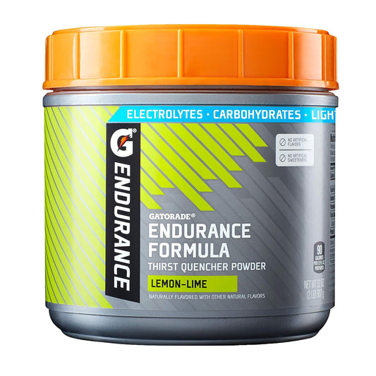 32 oz Gatorade Endurance Formula Powder, Lemon Lime - Hydration Drink Mix for Endurance Athletes - Single Pack