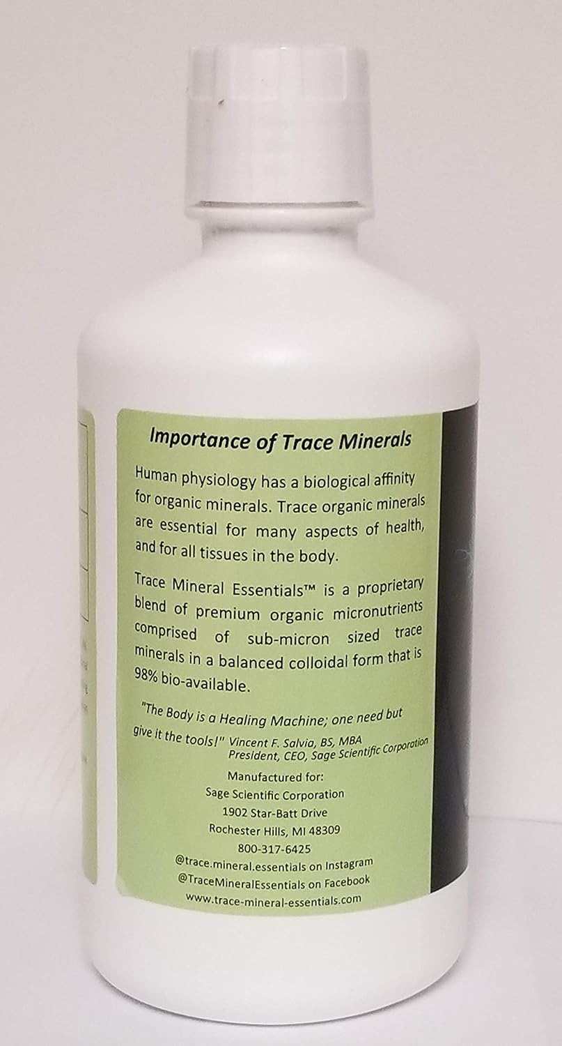 32 oz Trace Mineral Essentials for Optimal Health and Wellness