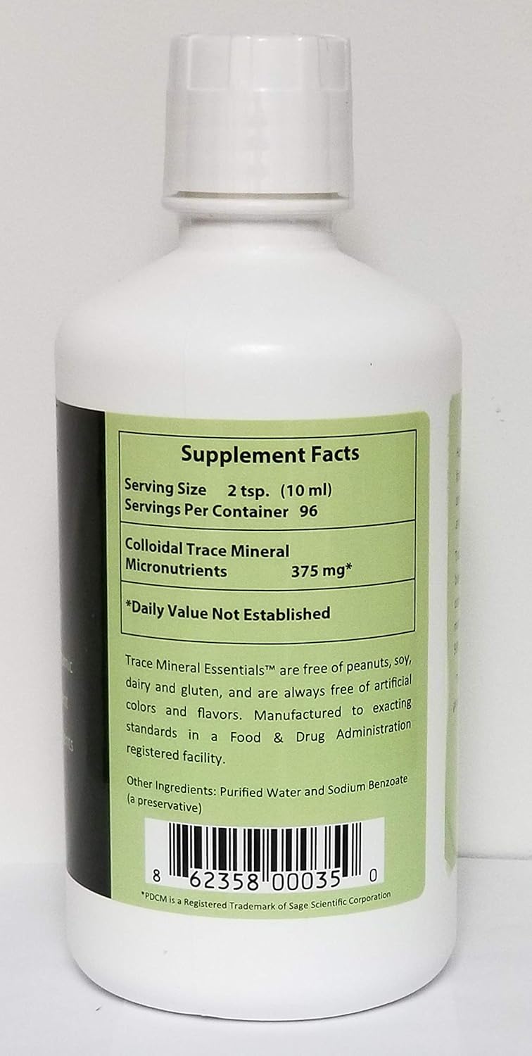 32 oz Trace Mineral Essentials for Optimal Health and Wellness