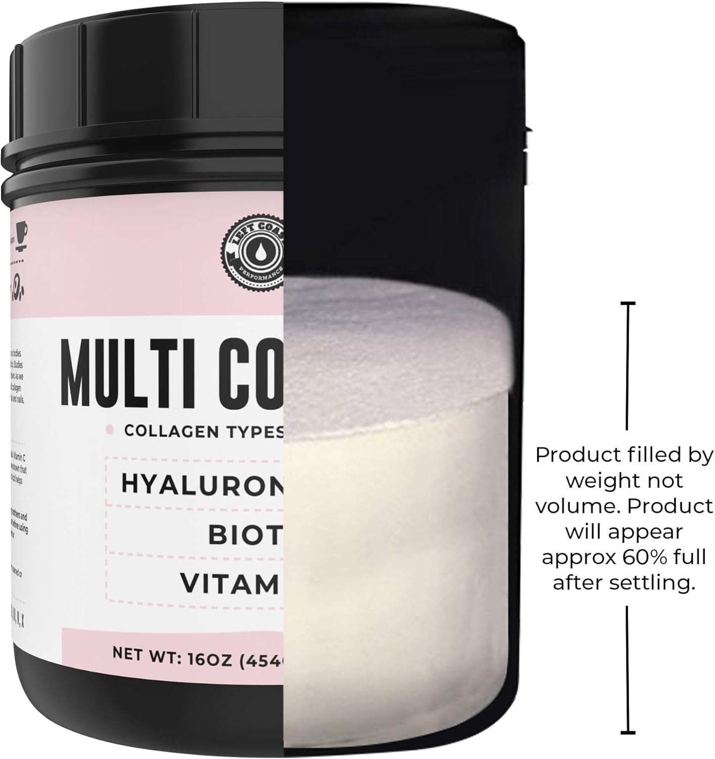 32oz MCT Oil & 1lb Multi Collagen Bundle by Left Coast Performance
