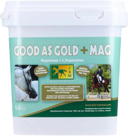 3.3 LB TRM Equine Supplement with Gold + Magnesium for Optimal Horse Health