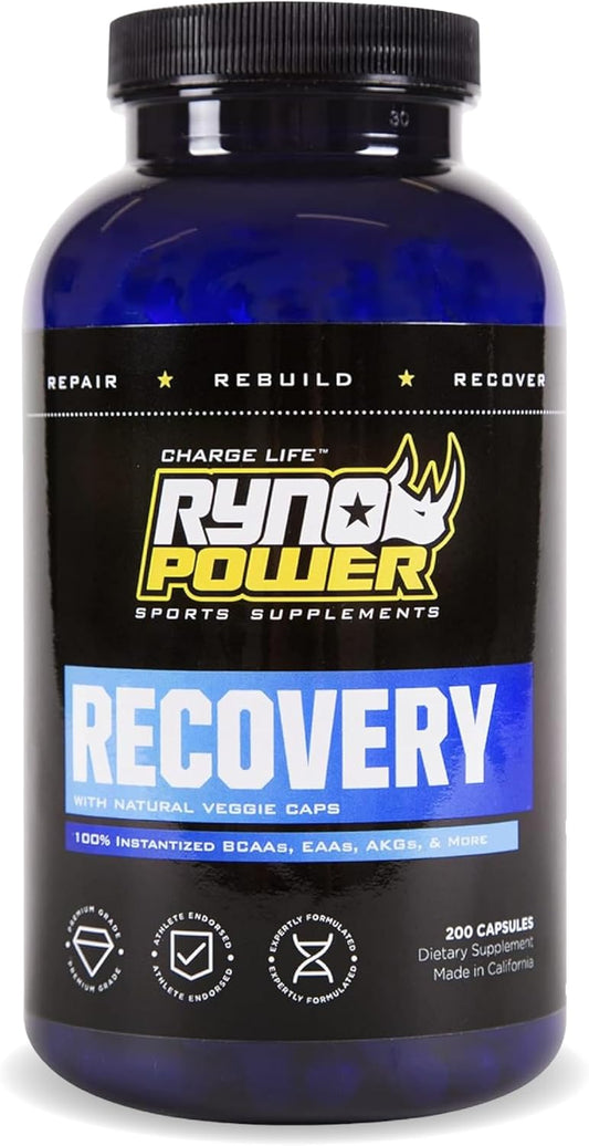 33 Serving Ryno Power Post-Workout Recovery Supplement Capsules